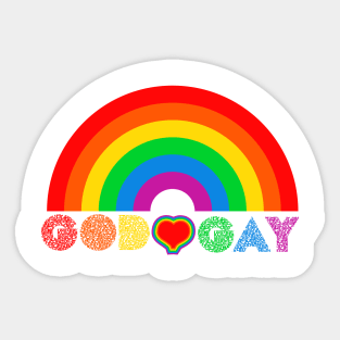 God Loves Gays Sticker